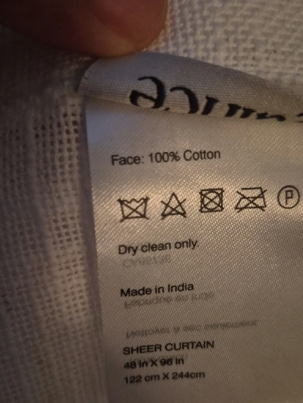 Quince Cotton Sheers Set Of 4